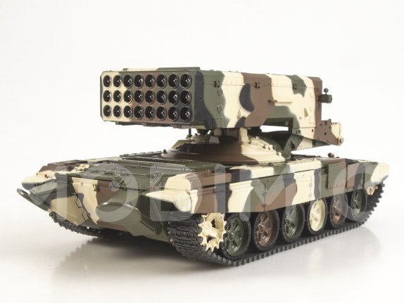 Наши Танки №20, TОС-1A Наши Танки (MODIMIO) в масштабе 1:43, фото 7