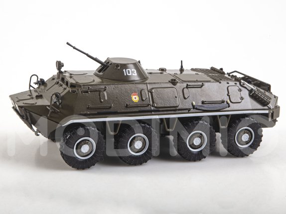 Наши Танки №33, БТР-60ПБ Наши Танки (MODIMIO) в масштабе 1:43, фото 11